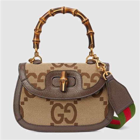 jumbo gucci tote|Gucci bamboo 1947 bag.